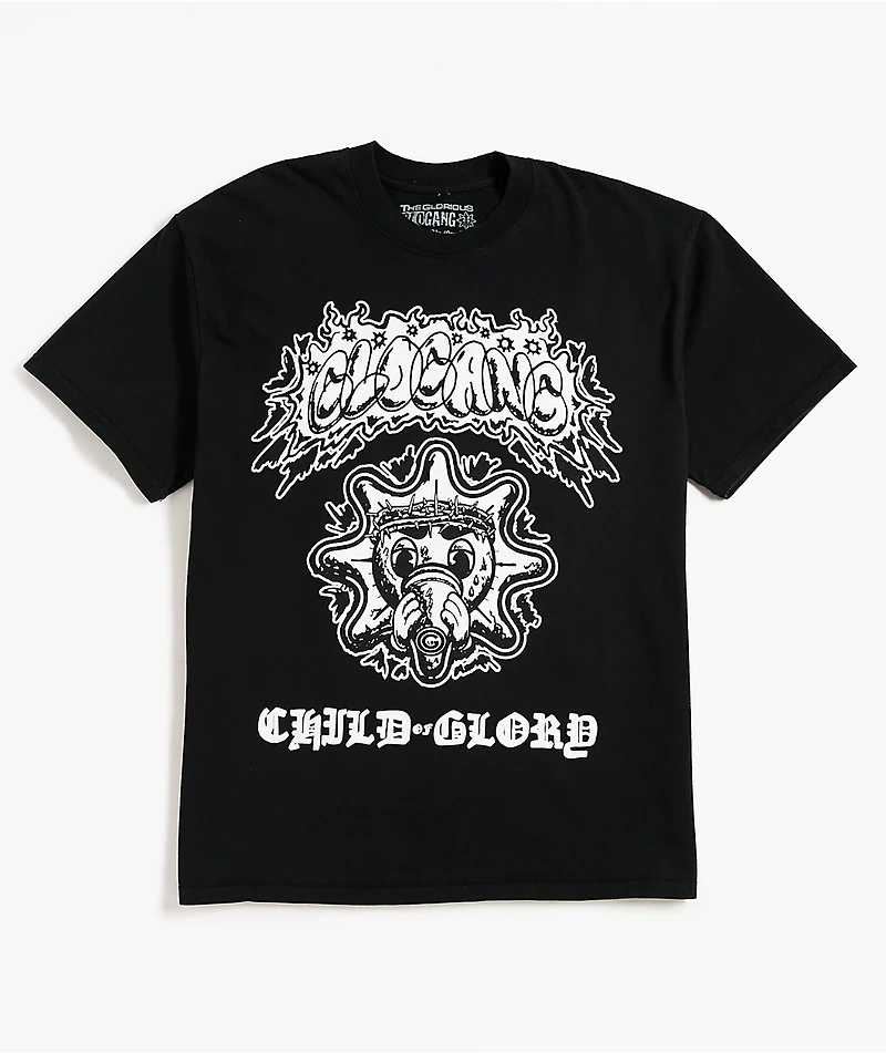 Glo Gang Glo Burst Black T-Shirt