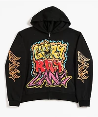 Glo Gang Glory 4 Eva Black Zip Hoodie