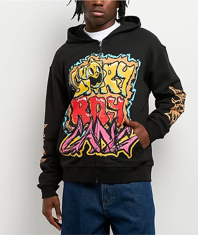 Glo Gang Glory 4 Eva Black Zip Hoodie