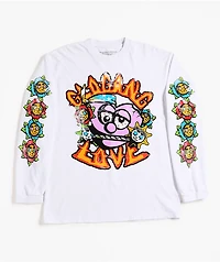 Glo Gang Love White Long Sleeve T-Shirt