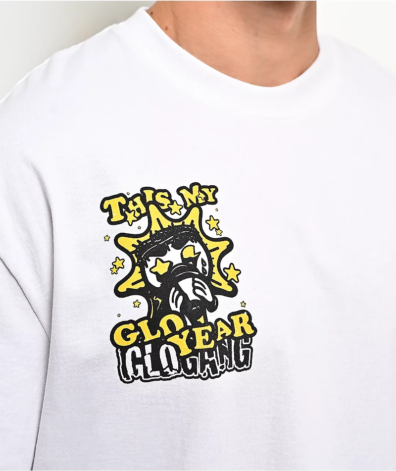 Glo Gang This Is My Glo Year White T-Shirt