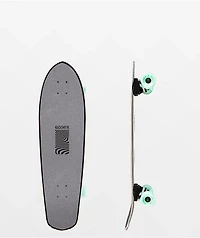 Globe Big Blazer 32" Blue & Green Cruiser Skateboard Complete