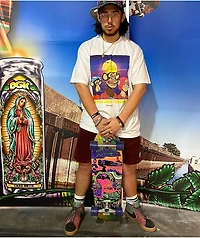Globe Big Blazer Bhang 32" Purple Cruiser Skateboard Complete