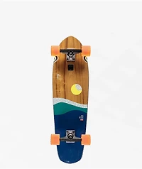 Globe Big Blazer Teak Ocean 32" Cruiser Skateboard Complete