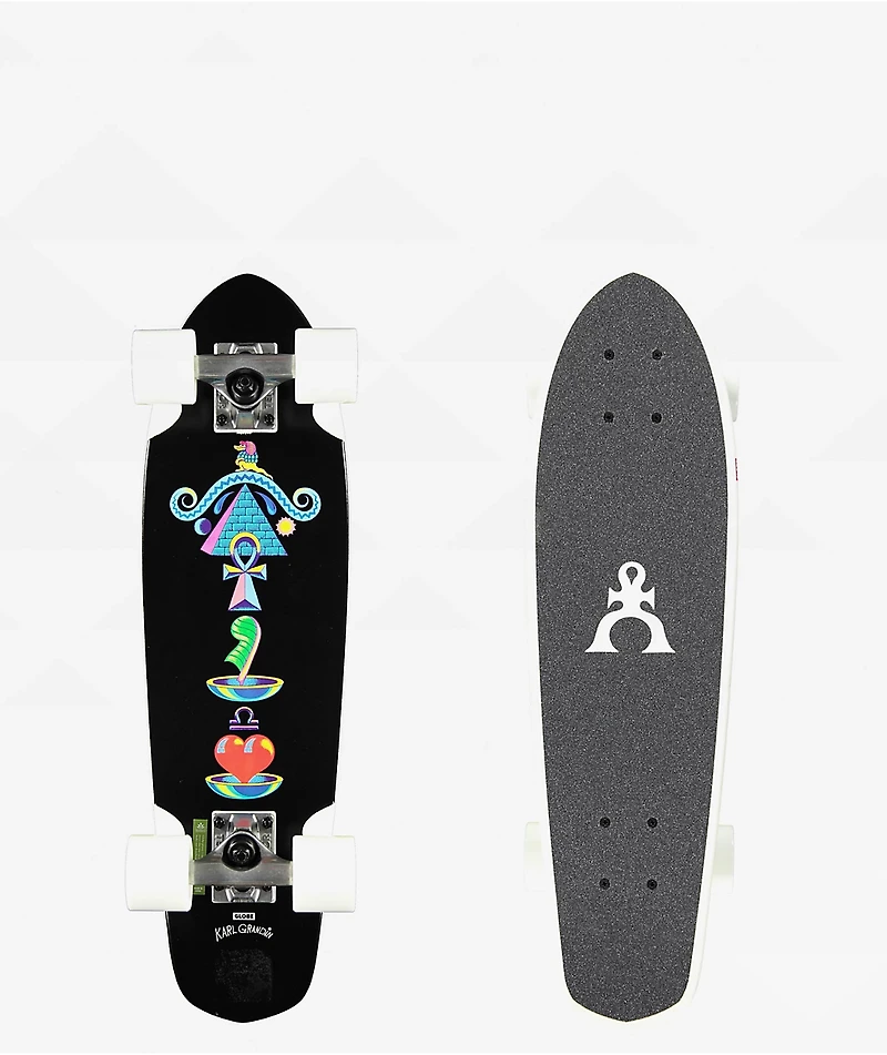 Globe Blazer Ma'at 26" Glow In The Dark Cruiser Skateboard Complete