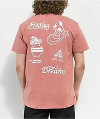 Globe Bootleg Dreams Pastel Red T-Shirt