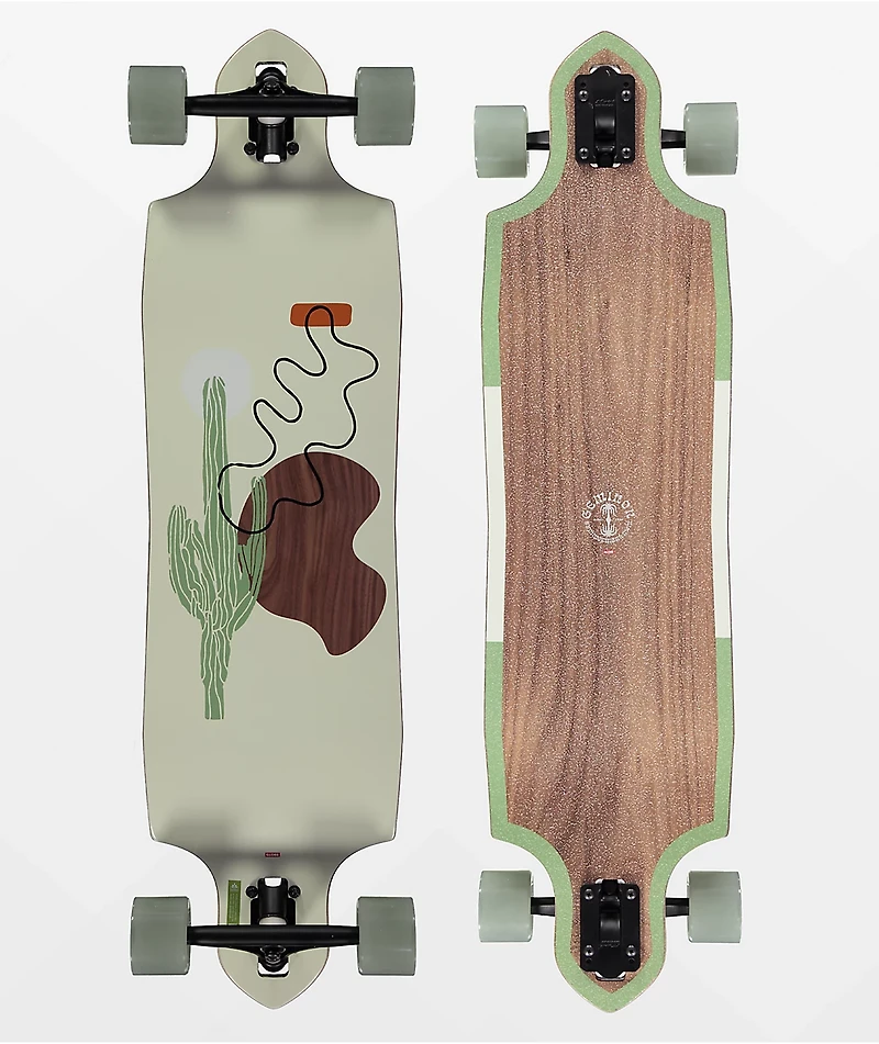 Globe Geminon Micro Drop Walnut Cacti 37" Longboard Complete