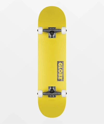 Globe Goodstock 7.75" Neon Yellow Skateboard Complete