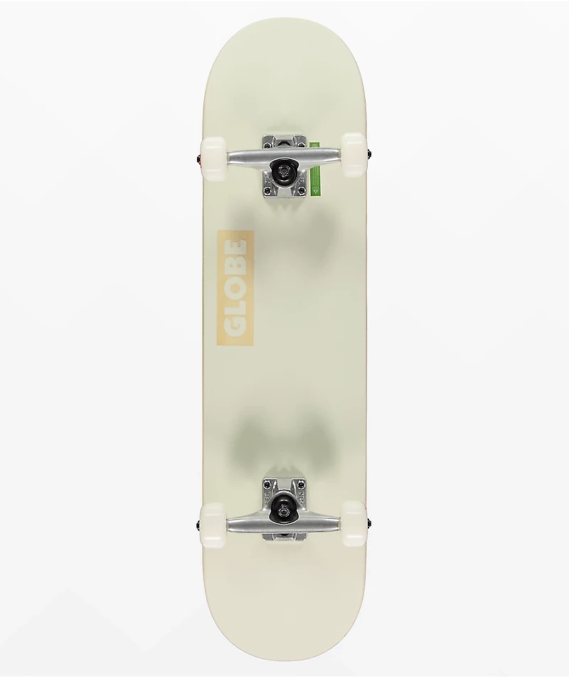 Globe Goodstock Off White 8.0" Skateboard Complete