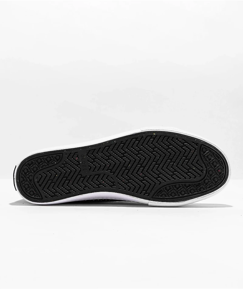 Globe LA Knit Black & White High Top Skate Shoes