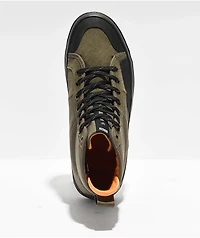Globe Los Angered II Winter Olive & Black High Top Shoes