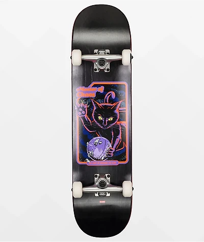 Globe Master Of Chaos Black Cat 8.0" Skateboard Complete