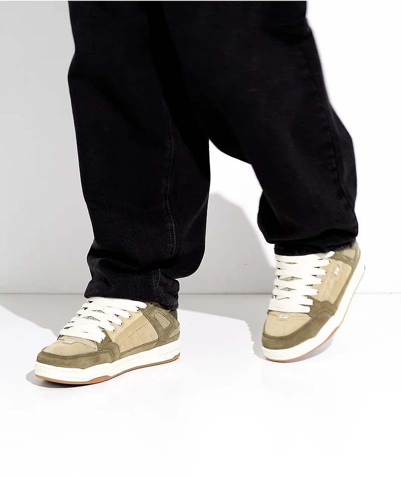 Globe Mullen Tilt Prime Olive & Sand Skate Shoes