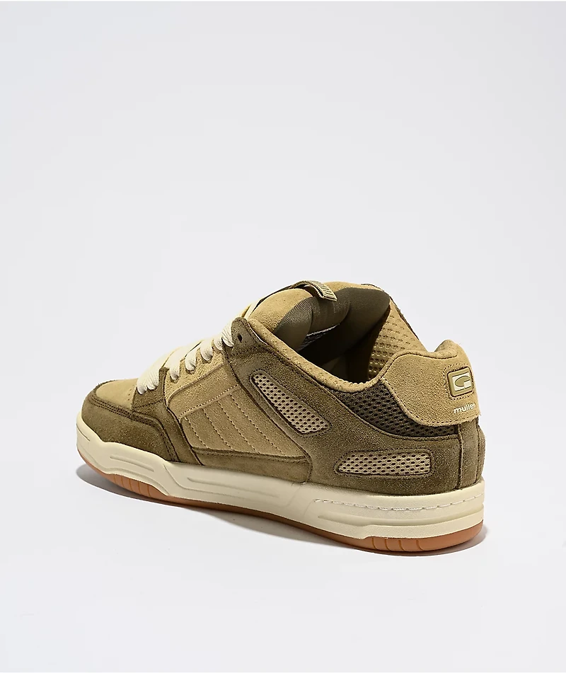 Globe Mullen Tilt Prime Olive & Sand Skate Shoes