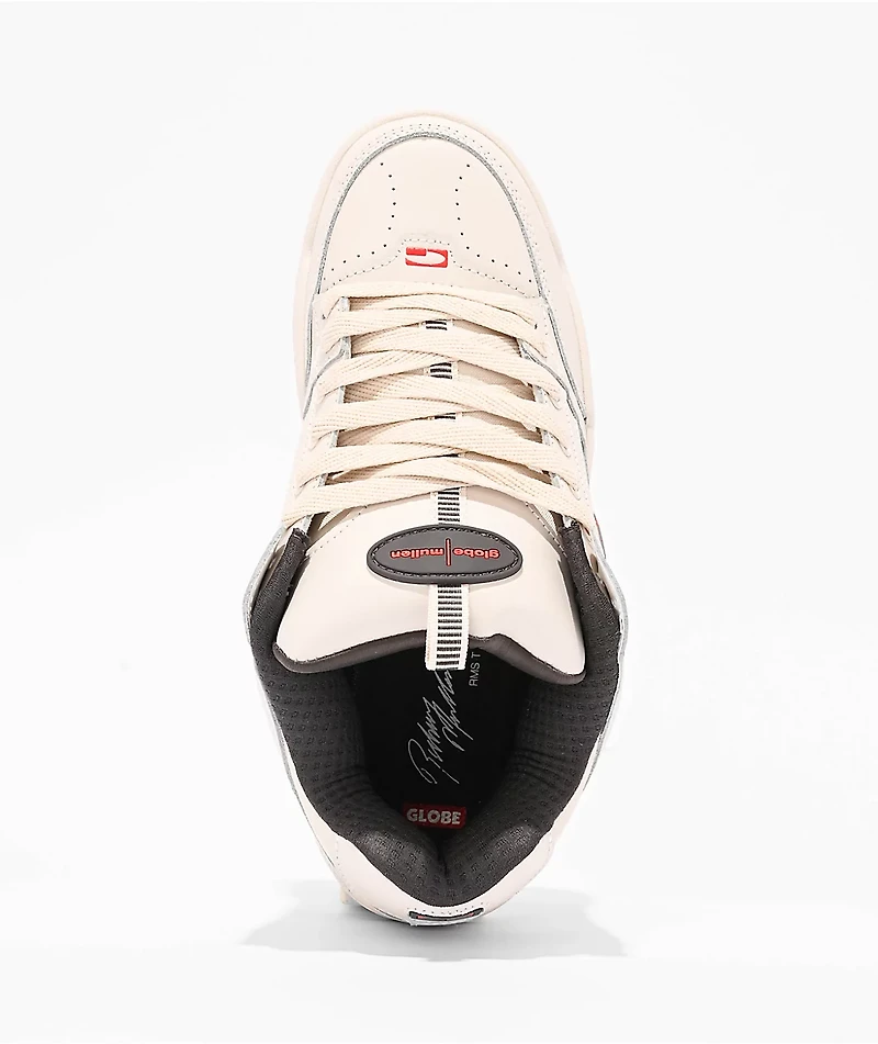 Globe Mullen Tilt Prime White & Cement  Skate Shoes