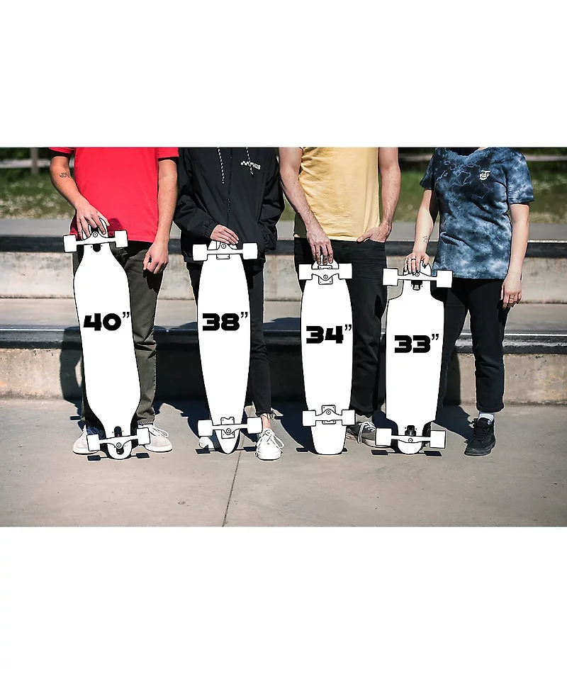 Globe Outlier Scorch 36" Drop Through Longboard Complete