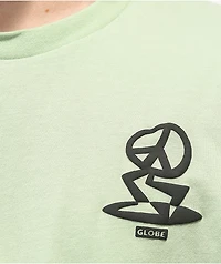 Globe Peace Man Herbal Green T-Shirt