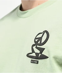 Globe Peace Man Herbal Green T-Shirt