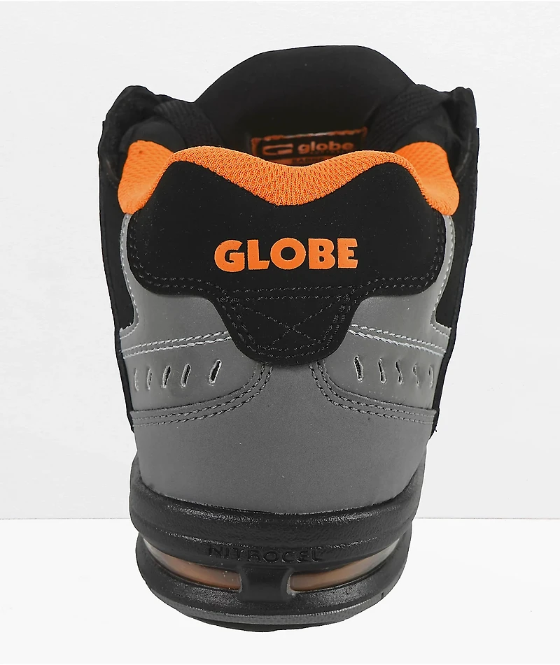 Globe Sabre Black, Grey & Orange Skate Shoes