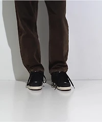 Globe Sabre Black & Combat Green Skate Shoes