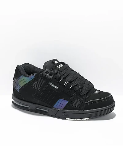 Globe Sabre Black & Oil Spill Skate Shoes