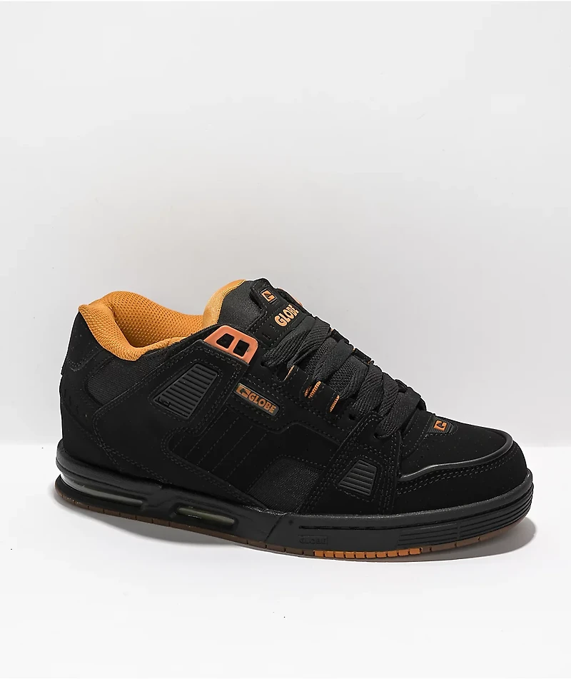 Globe Sabre Black & Toffee Skate Shoes