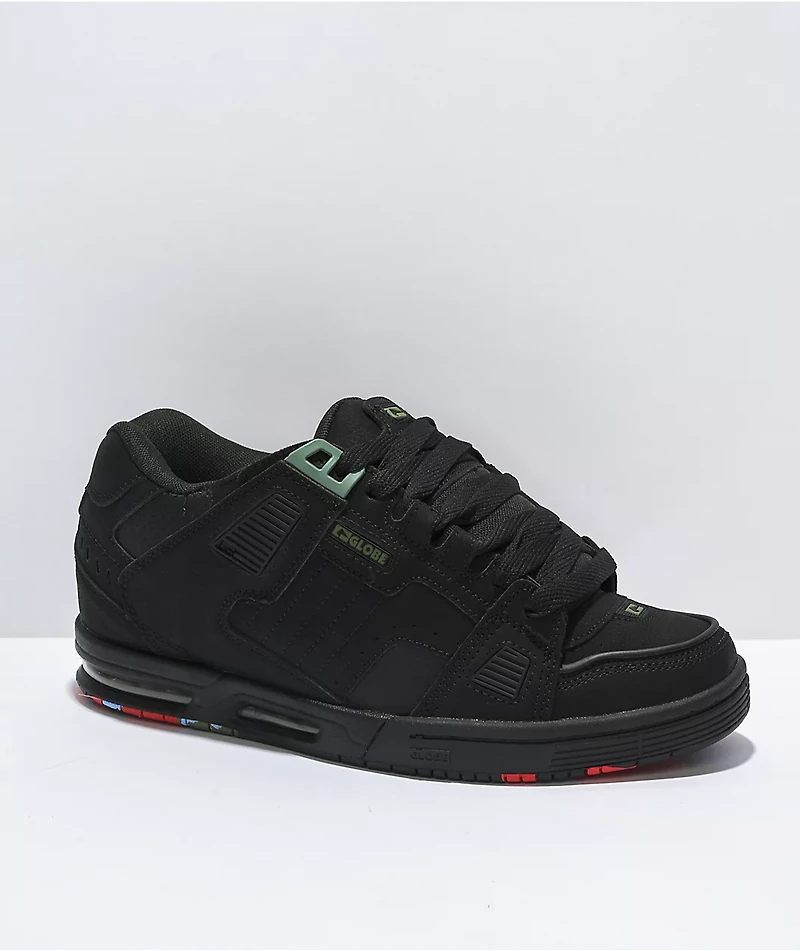 Globe Sabre Black & Upcycle Skate Shoes