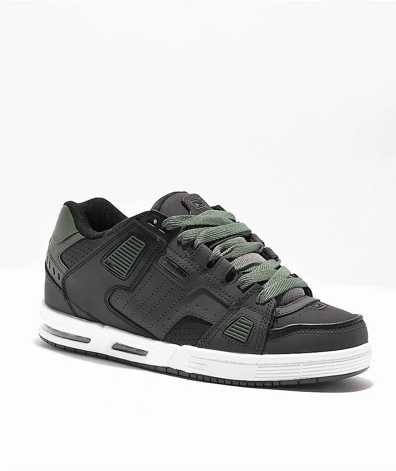 Globe Sabre Grey, Forest & Black Skate Shoes