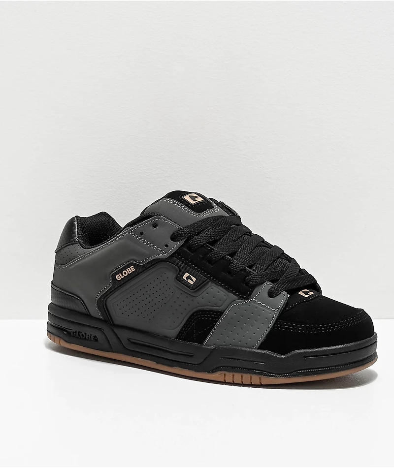 Globe Scribe Black, Dark Shadow & Gum Skate Shoes