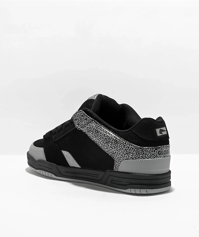 Globe Scribe Black & Grey Stipple Skate Shoes