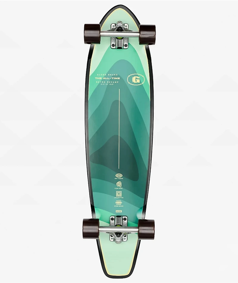 Globe The All Time Seascape 35" Longboard Complete