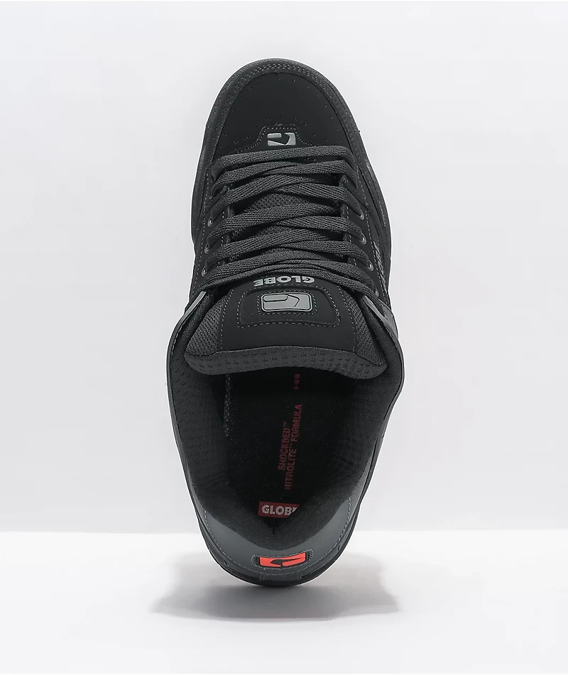 Globe Tilt Black & Orange Split Skate Shoes