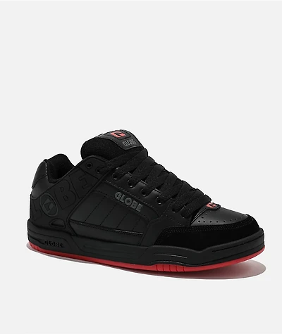 Globe Tilt Black & Red Skate Shoes