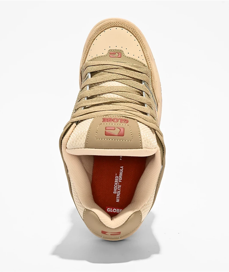 Globe Tilt Sand & Red Skate Shoes