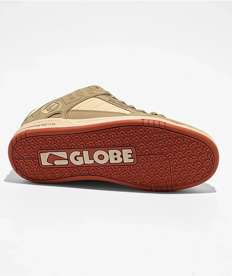 Globe Tilt Sand & Red Skate Shoes
