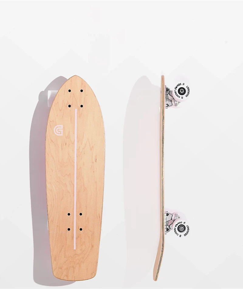 Gold Coast Classic 28" Pink Cruiser Skateboard Complete
