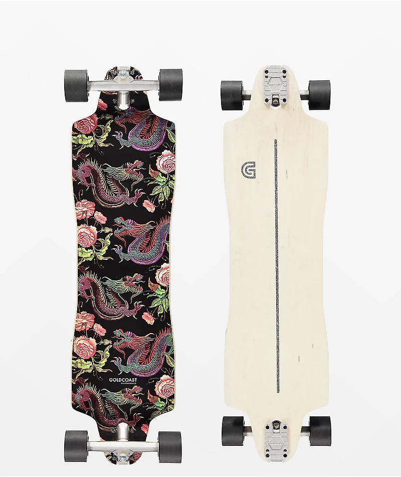 Gold Coast Fiery Rose 36" Drop Through Sport Longboard Complete