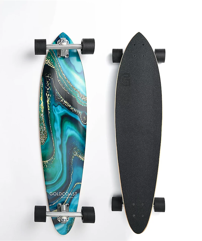 Gold Coast Geode 37" Pintail Longboard Complete