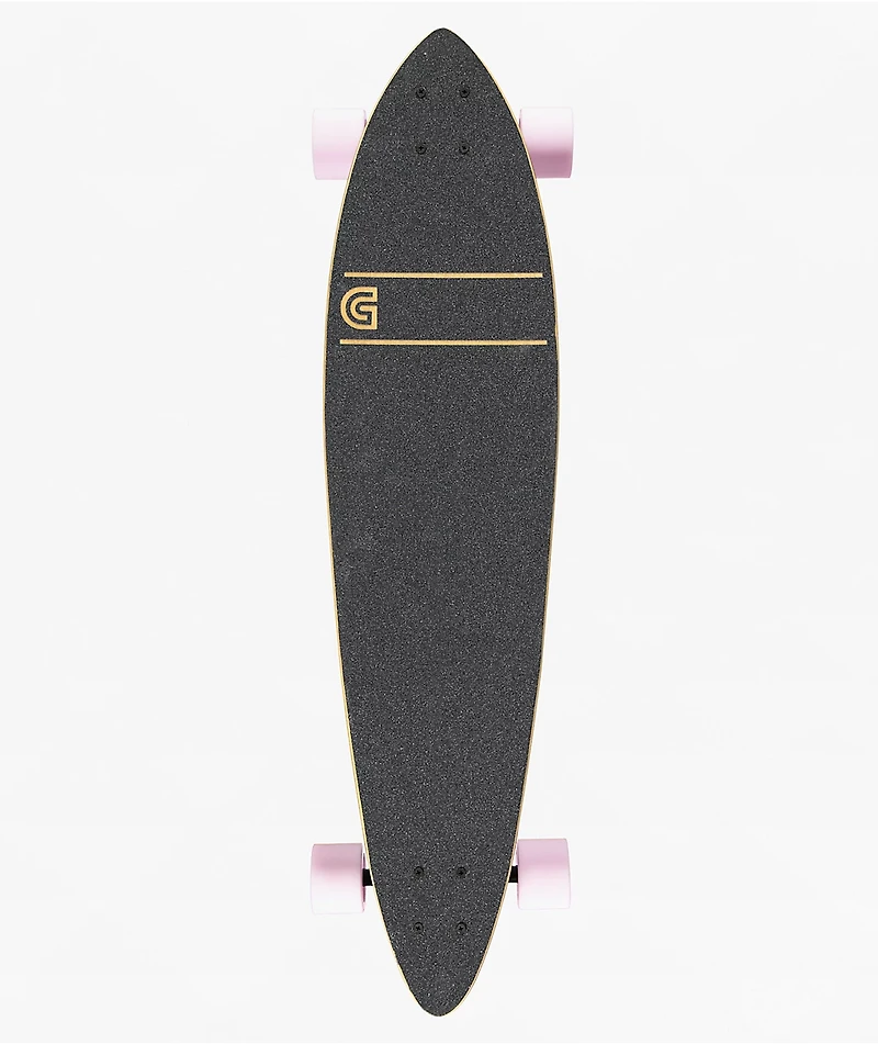 GoldCoast Pink Wolf 38" Pintail Longboard Complete