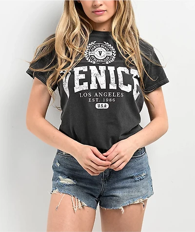 Goodie Two Sleeves Venice Black Pigment Dye T-Shirt