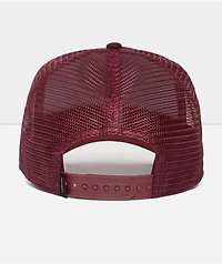 Goorin Bros Panther Maroon Trucker Hat