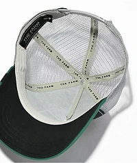 Goorin Bros White Tiger Dark Green Trucker Hat