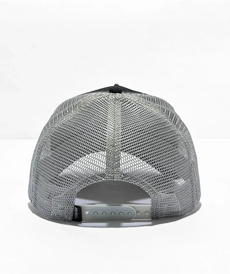 Goorin Bros White Tiger Dark Green Trucker Hat