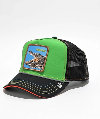 Goorin Bros. 32 In Twenty Black & Green Trucker Hat