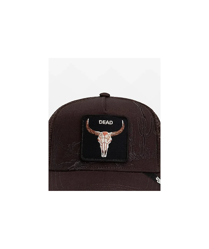 Goorin Bros. Badlands Skull Brown Trucker Hat