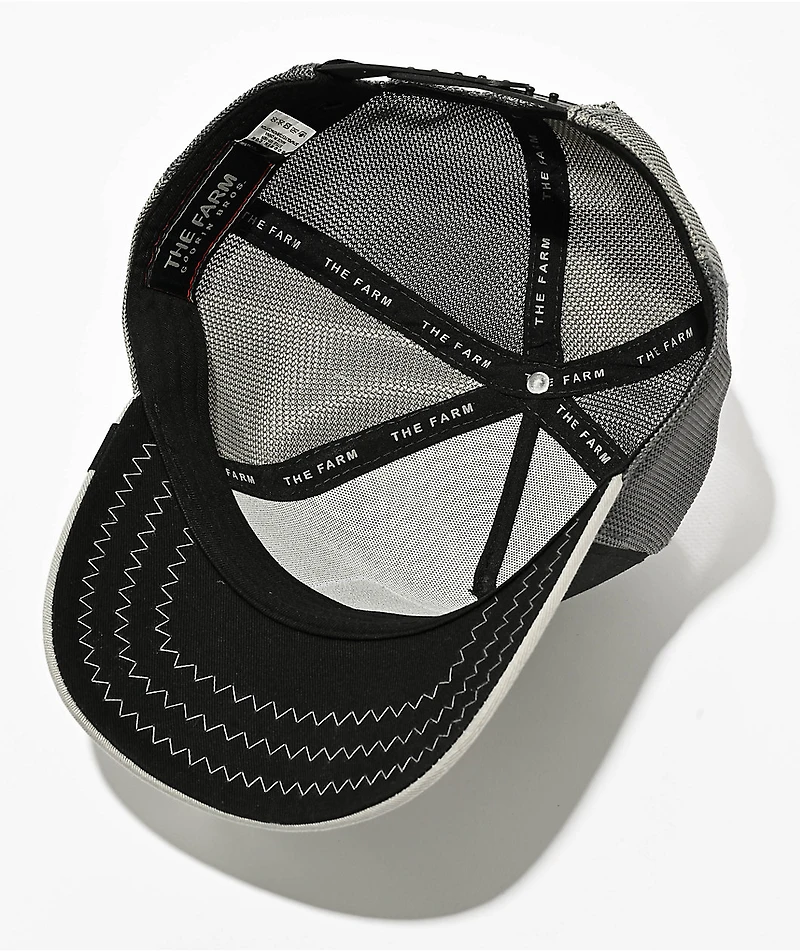 Goorin Bros. Bulletproof Tri-Tone Black & Grey Trucker Hat