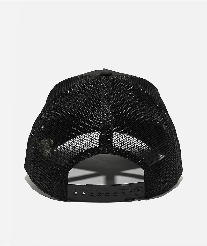Goorin Bros. Cancelled Skull Black Trucker Hat