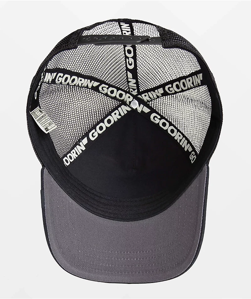 Goorin Bros. Cancelled Skull Black Trucker Hat