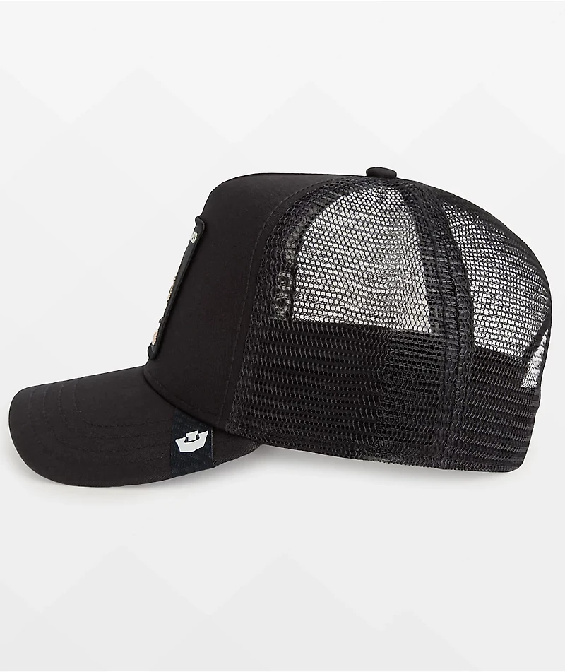 Goorin Bros. Cancelled Skull Black Trucker Hat
