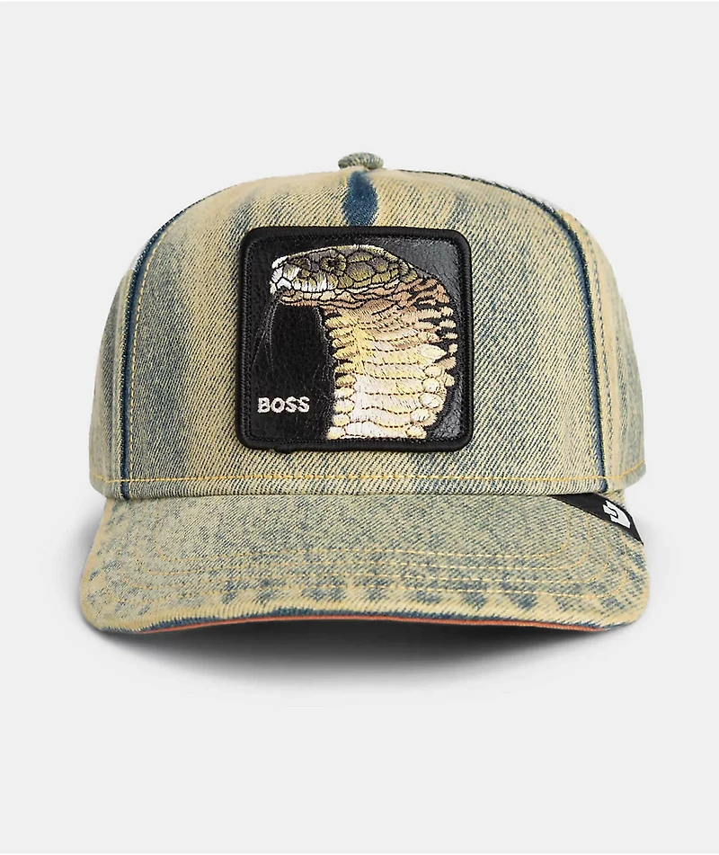 Goorin Bros. Pit Boss Cobra Denim Snapback Hat